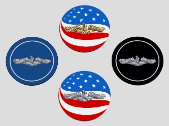 Dolphin Insignia Coasters 